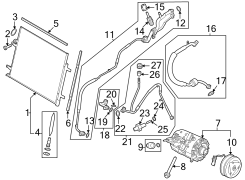 2024 Ford F-350 Super Duty Switches & Sensors Diagram 2 - Thumbnail