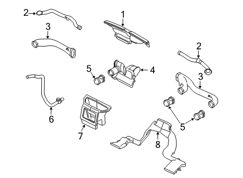 2003 Lincoln Navigator Ducts Diagram