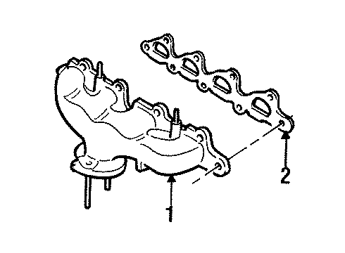1999 Ford Escort Exhaust Manifold Diagram