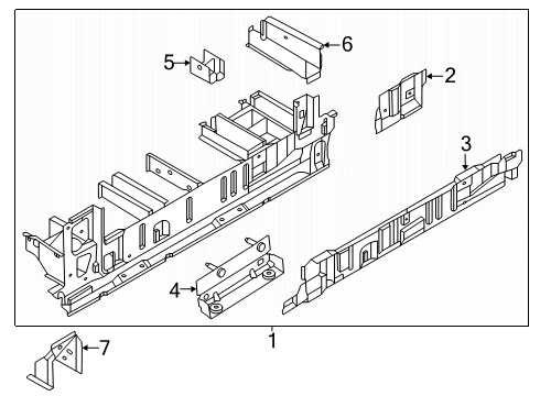 2025 Ford Transit-150 Step Assembly Diagram