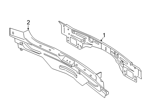 2019 Lincoln Nautilus Rear Body Diagram