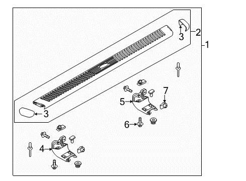 2014 Ford F-150 Step Diagram for AL3Z-16458-BA