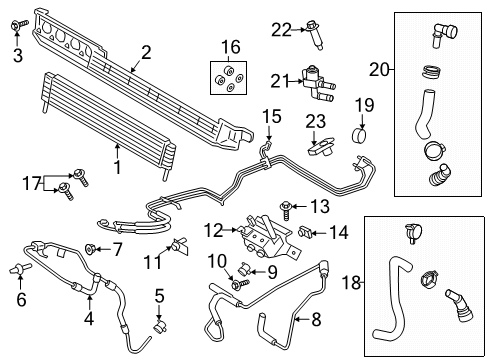 2025 Ford F-150 Oil Cooler - Transmission Diagram 4 - Thumbnail