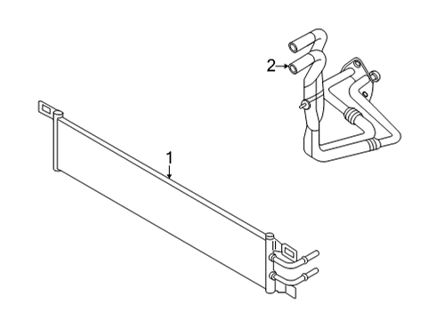 2025 Ford Maverick Trans Oil Cooler Diagram