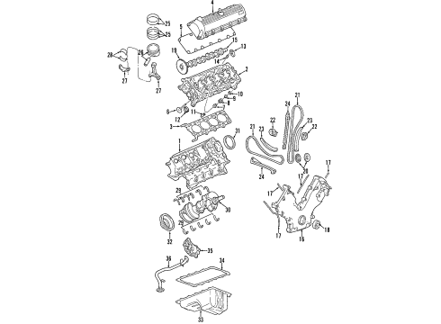 2003 Ford Expedition Camshaft & Timing Diagram