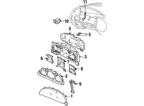 1997 Mercury Sable Switches Diagram