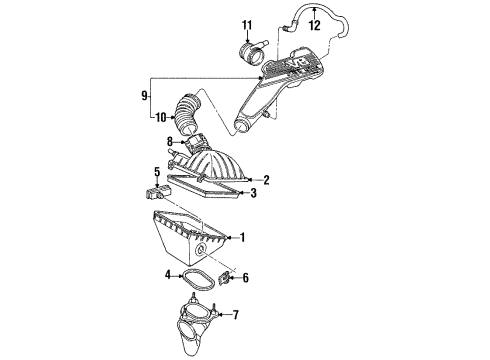 1996 Ford Thunderbird Powertrain Control Diagram
