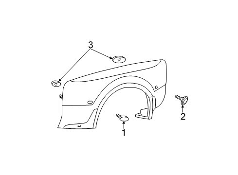 2005 Ford F-250 Super Duty Side Marker Lamps Diagram