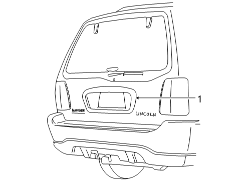 2005 Lincoln Aviator License Lamps Diagram