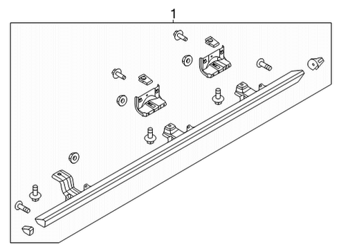 2024 Ford Bronco Running Board Diagram 8 - Thumbnail
