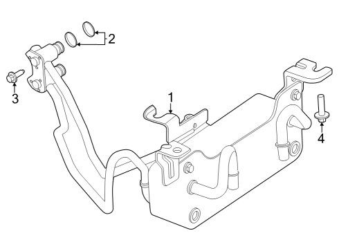 2024 Ford F-250 Super Duty Oil Cooler Diagram