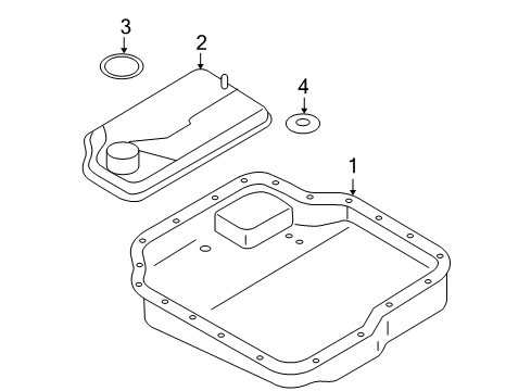 2010 Ford Focus Transaxle Parts Diagram