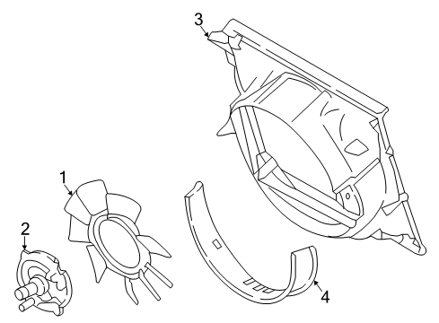 2022 Ford F-350 Super Duty Cooling Fan Diagram