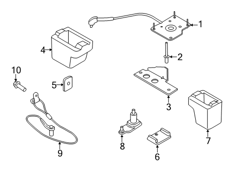 2016 Ford Transit-250 Spare Tire Carrier Diagram
