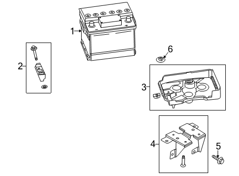 2011 Mercury Milan Battery Tray Diagram for 9E5Z-10732-A