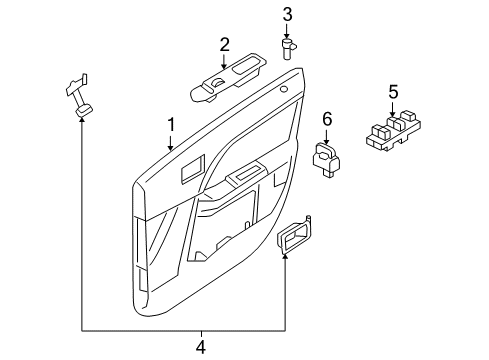 2005 Mercury Montego Door Diagram