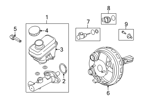 2011 Mercury Mariner Dash Panel Components Diagram