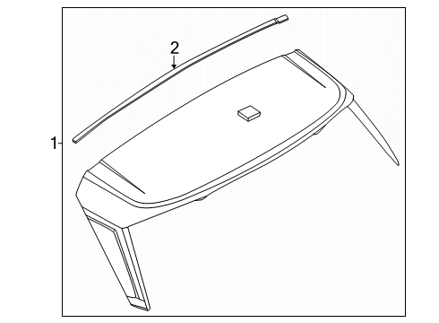 2024 Lincoln Nautilus Rear Spoiler Diagram