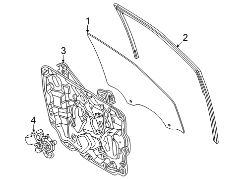 2024 Ford Maverick Front Door Diagram