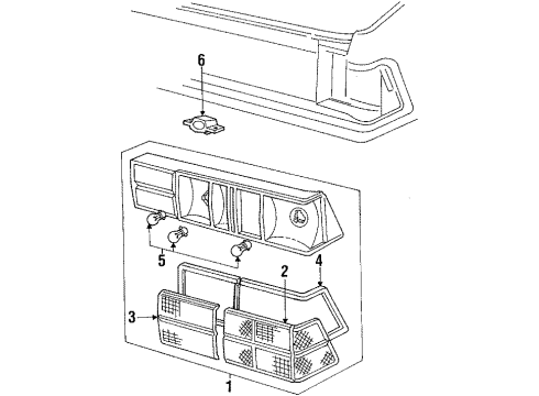 1984 Ford Escort License Lamps Diagram