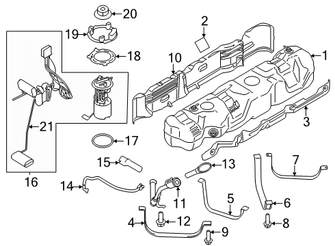 2024 Ford Transit-350 HD Senders Diagram