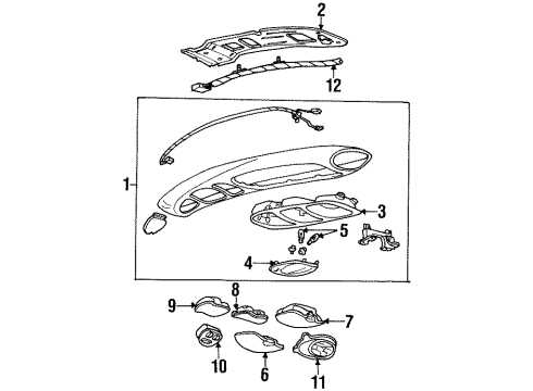 2000 Ford Windstar Overhead Console Diagram