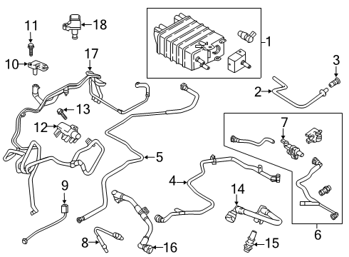 2017 Ford Fusion Emission Components Diagram 5 - Thumbnail