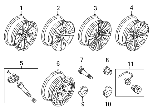 2024 Ford Explorer Wheels Diagram