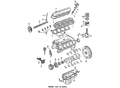 1984 Ford F-150 Engine Diagram