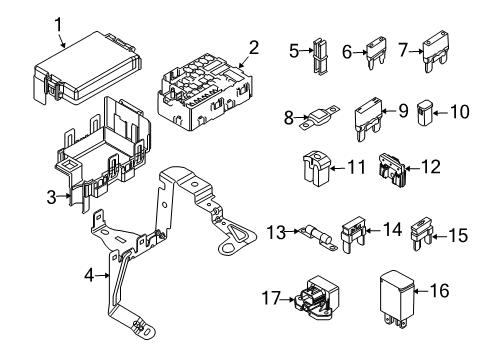 2012 Ford Fusion Fuse & Relay Diagram