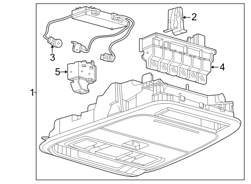 2024 Ford F-350 Super Duty Back Glass Diagram