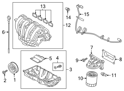 2019 Ford Transit Connect Engine Parts Diagram