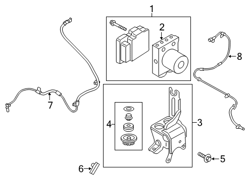 2018 Ford F-150 Control Module Diagram for HL3Z-2C219-C