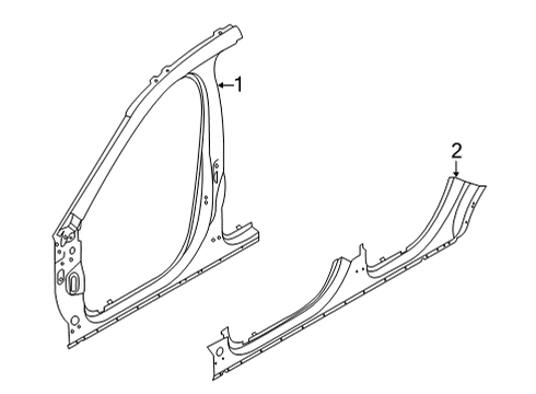 2024 Ford Bronco Sport Aperture Panel Diagram