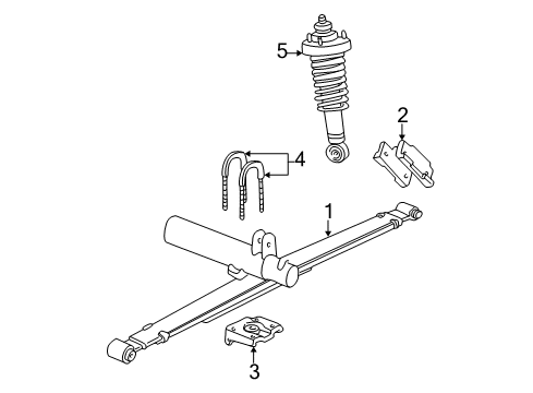 2004 Ford Explorer Sport Trac Rear Suspension Components Diagram