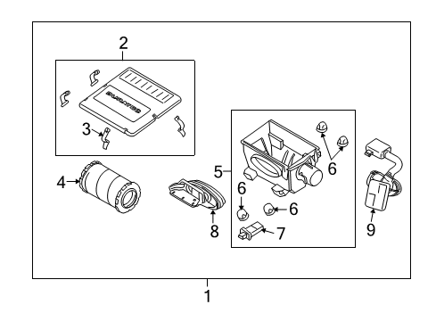 2011 Mercury Mariner Air Intake Diagram