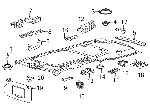 2025 Lincoln Navigator Handle - Assist Diagram for FL3Z-9929024-AM