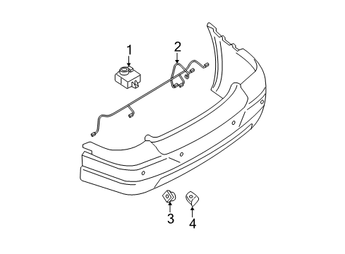 2008 Ford Taurus Parking Aid Diagram