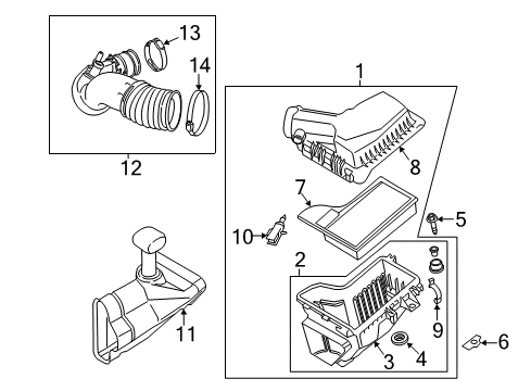 2021 Ford Mustang Filters Diagram