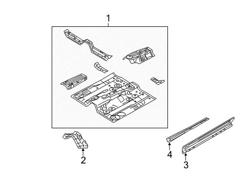 2010 Mercury Milan Floor Diagram