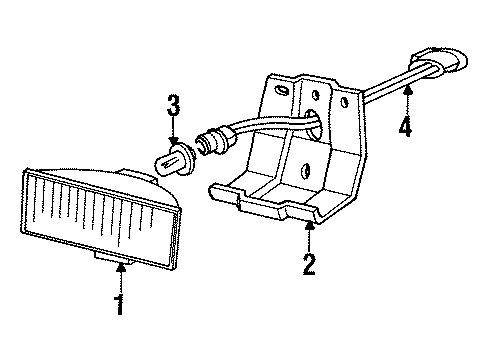 1992 Mercury Cougar Fog Lamps Diagram