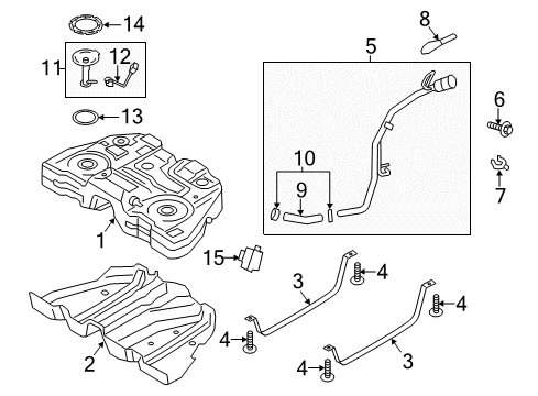 2017 Lincoln MKZ Fuel Supply Diagram