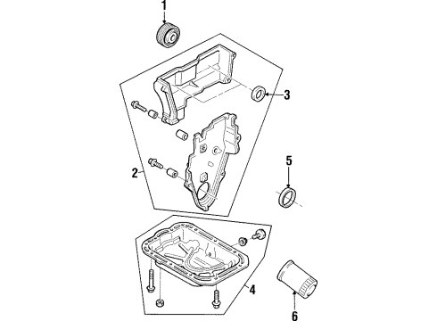 1996 Ford Probe Engine Parts Diagram