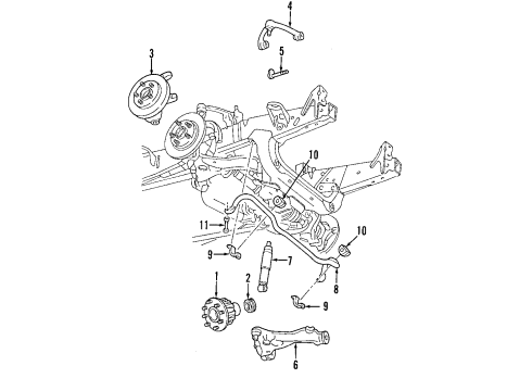 2007 Ford F-150 Front Suspension Components Diagram
