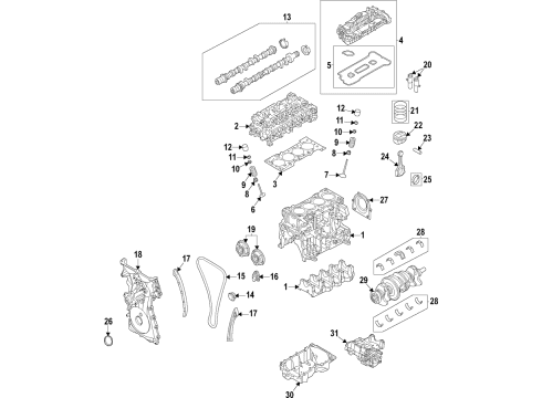 2024 Ford Bronco Sport Engine Mounting Diagram