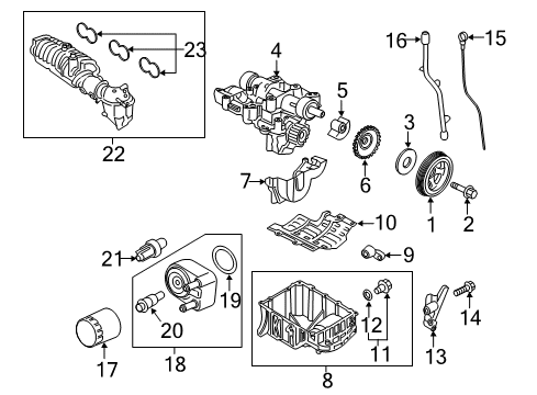 2018 Ford EcoSport Engine Parts Diagram