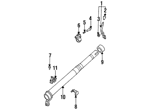 1991 Ford Explorer Housing & Components Diagram