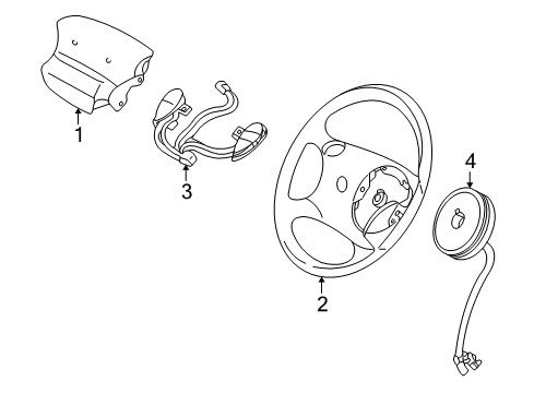 2003 Lincoln Aviator Steering Wheel Diagram