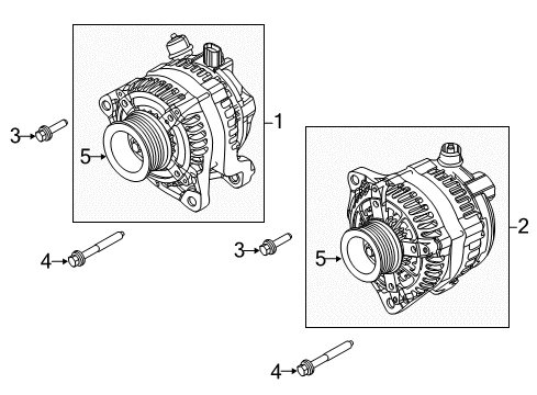 2013 Ford F-250 Super Duty Alternator Diagram 2 - Thumbnail