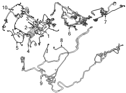 2013 Lincoln MKZ Wiring Harness Diagram